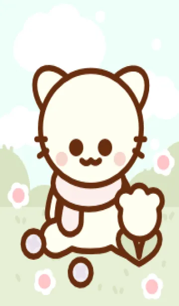 [LINE着せ替え] Baby meow theme 3の画像1