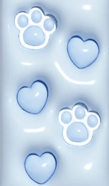 [LINE着せ替え] シンプル_ぷっくり_にくきゅうの画像1