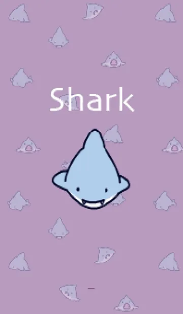 [LINE着せ替え] 紫 : シンプルなミニサメの画像1