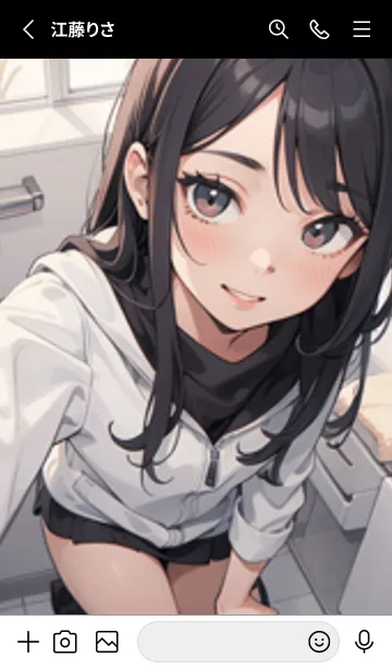 [LINE着せ替え] 少女が一人 #LaB111。の画像2