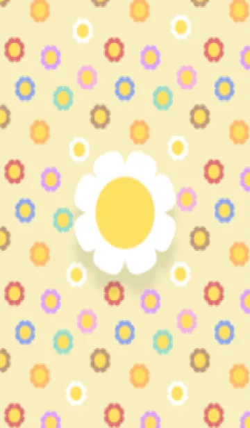 [LINE着せ替え] Cute Flowers New Themeの画像1