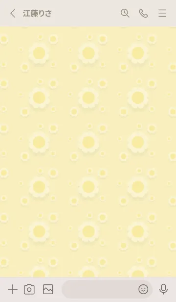 [LINE着せ替え] Cute Flowers New Themeの画像2