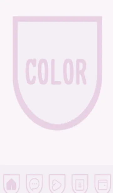 [LINE着せ替え] purple color W43の画像1