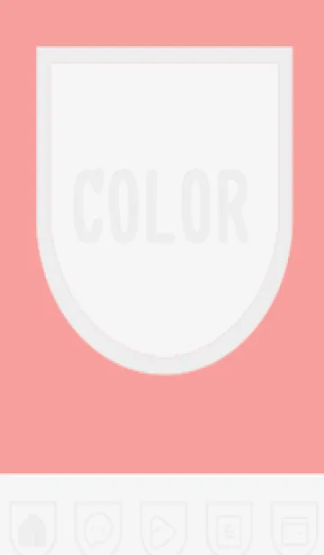 [LINE着せ替え] red color W41の画像1