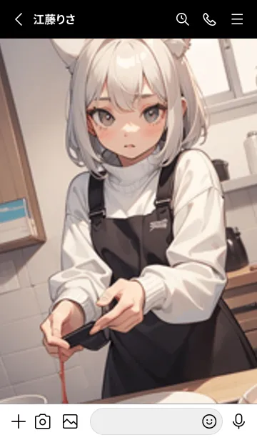 [LINE着せ替え] 少女が一人 #LaC27。の画像2