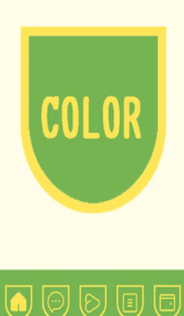 [LINE着せ替え] yellow color W42の画像1