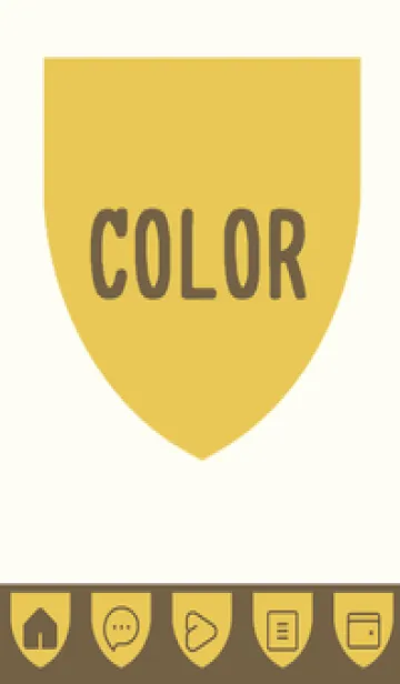 [LINE着せ替え] beige color X42の画像1