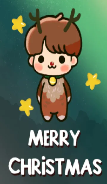 [LINE着せ替え] 僕はジャック: トナカイの少年の画像1