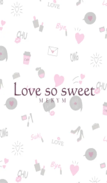[LINE着せ替え] Love so sweet - MEKYM 23の画像1