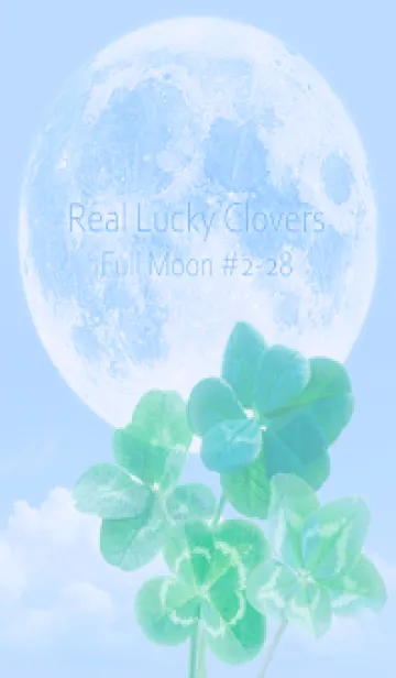 [LINE着せ替え] Real Lucky Clovers Full Moon #2-28の画像1