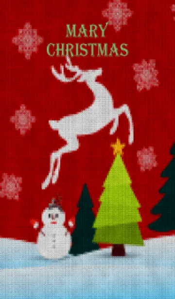[LINE着せ替え] Merry Christmas embroidery 42の画像1