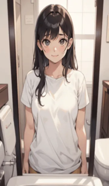 [LINE着せ替え] 少女が一人 #LaB122。の画像1