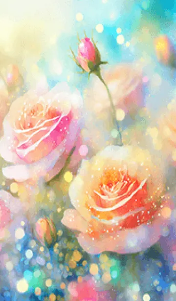 [LINE着せ替え] 薔薇(バラ)の花の着せかえ(R692)の画像1