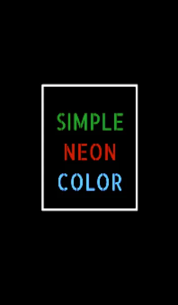 [LINE着せ替え] ネオン カラー アイコン 53の画像1