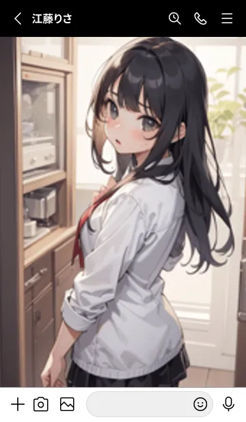 [LINE着せ替え] 少女が一人 #LaC225。の画像2