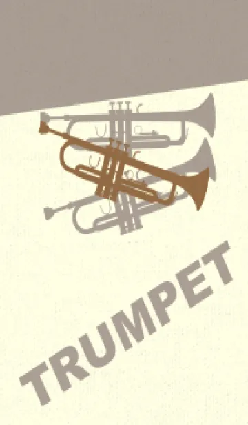 [LINE着せ替え] Trumpet CLR カフェオレの画像1