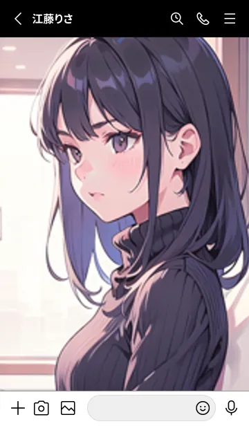 [LINE着せ替え] 少女が一人 #LaC220。の画像2