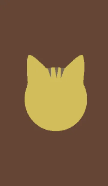 [LINE着せ替え] シンプル 猫 茶トラの画像1