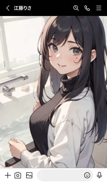 [LINE着せ替え] 少女が一人 #LaC214。の画像2