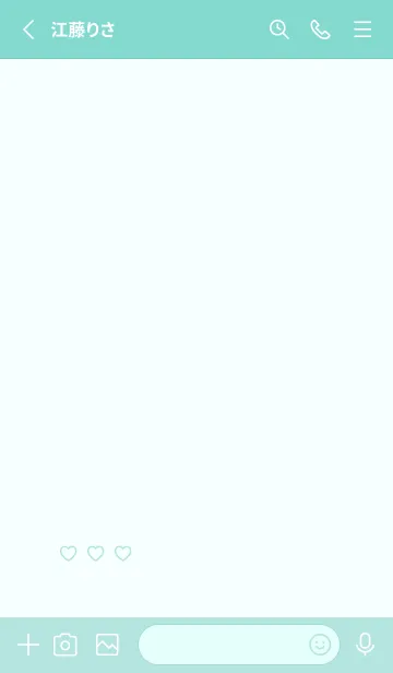 [LINE着せ替え] キュートな白鳥さん(pastel sea green)の画像2