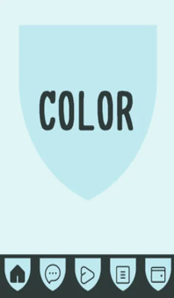 [LINE着せ替え] green color X89の画像1