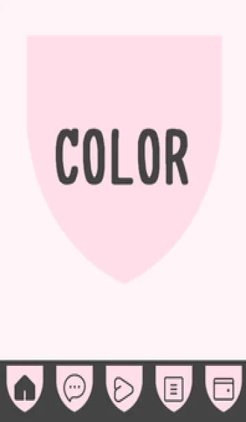 [LINE着せ替え] pink color X41の画像1