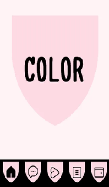 [LINE着せ替え] pink color X43の画像1
