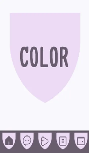 [LINE着せ替え] purple color X42の画像1