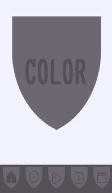 [LINE着せ替え] purple color X44の画像1