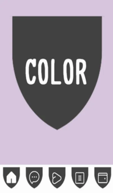 [LINE着せ替え] purple color X45の画像1