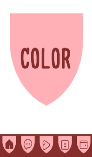 [LINE着せ替え] red color X43の画像1