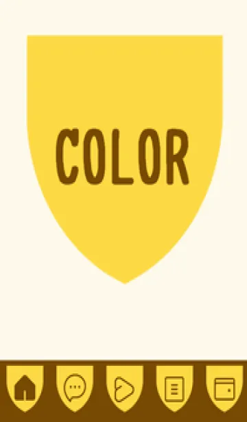 [LINE着せ替え] yellow color X44の画像1