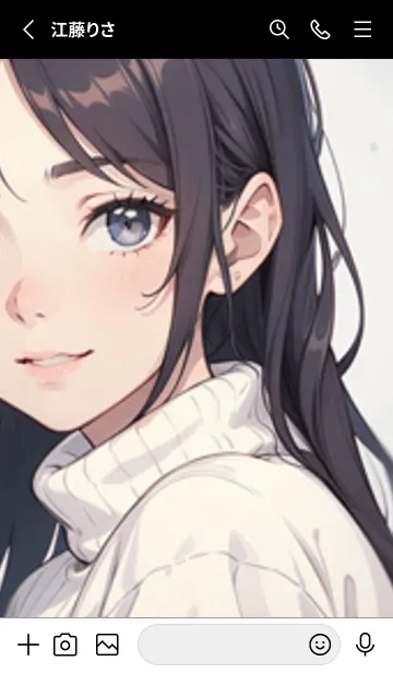 [LINE着せ替え] 少女が一人 #LaD118。の画像2