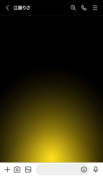 [LINE着せ替え] BLOND YELLOW LIGHT ICON THEMEの画像2