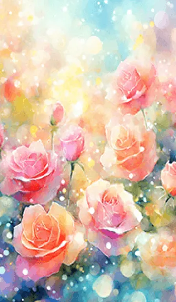 [LINE着せ替え] 薔薇(バラ)の花の着せかえ(R715)の画像1