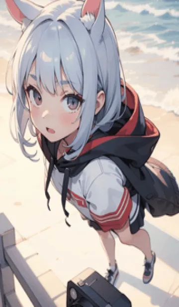 [LINE着せ替え] 少女が一人 #LaD116。の画像1