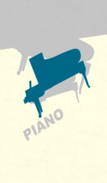 [LINE着せ替え] Piano CLR マリンブルーの画像1