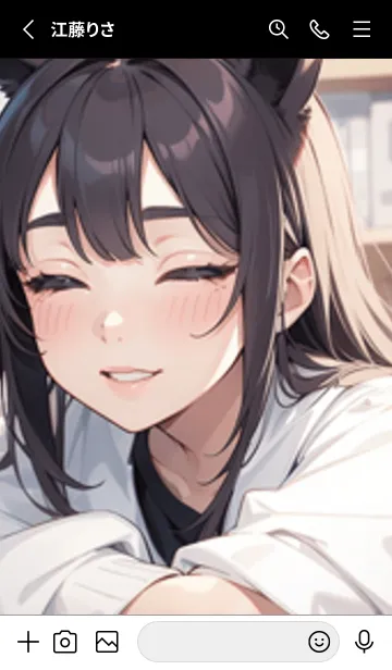 [LINE着せ替え] 少女が一人 #LaD12。の画像2