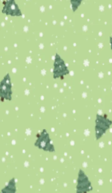 [LINE着せ替え] Green tree Christmasの画像1
