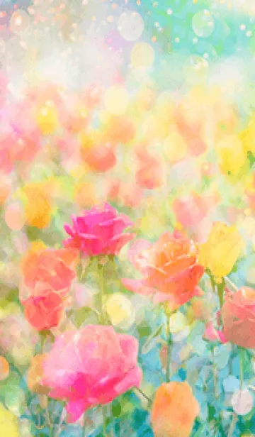 [LINE着せ替え] 薔薇(バラ)の花の着せかえ(R736)の画像1