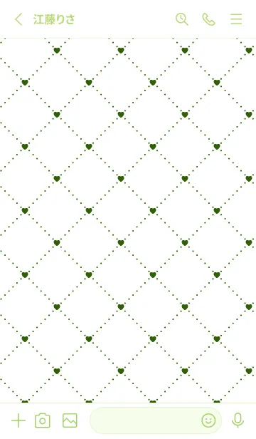 [LINE着せ替え] ハート レース .45の画像2