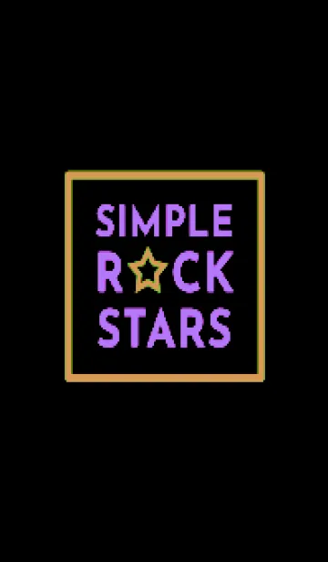[LINE着せ替え] シンプル ロック スター 182の画像1