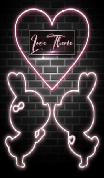 [LINE着せ替え] LOVE THEME -NEON- 46の画像1