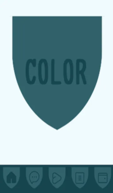 [LINE着せ替え] blue color X43の画像1