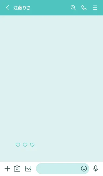 [LINE着せ替え] キュートな白鳥さん(blue green)の画像2