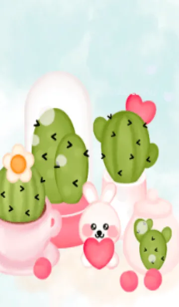 [LINE着せ替え] Let's go to cactus shop 77の画像1