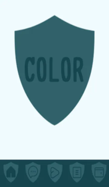 [LINE着せ替え] blue color Y43の画像1