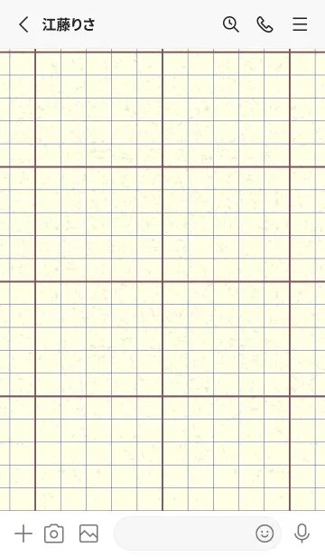 [LINE着せ替え] 方眼紙 ノーマル  ビンヤードの画像2