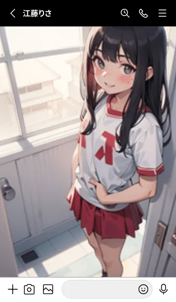 [LINE着せ替え] 少女が一人 #LaE12。の画像2