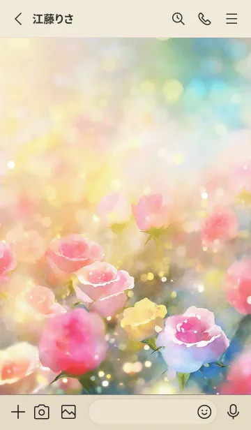 [LINE着せ替え] 薔薇(バラ)の花の着せかえ(R742)の画像2